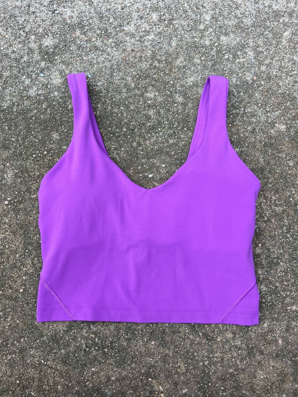 Lululemon Align Tank Top Moonlit Magenta Purple Built In Bra Size 4